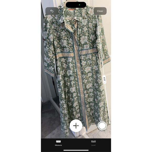 NWOT ⭐️Sold Out⭐️ Oliphant midi shirtdress Sz Lrg, $415 - Picture 6 of 9